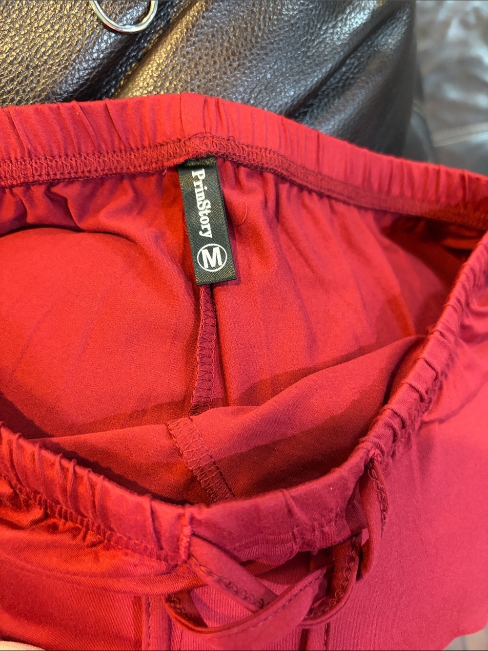 Cozy Long-Sleeve Pajama Set in Burgundy NWOT - Picture 7 of 7
